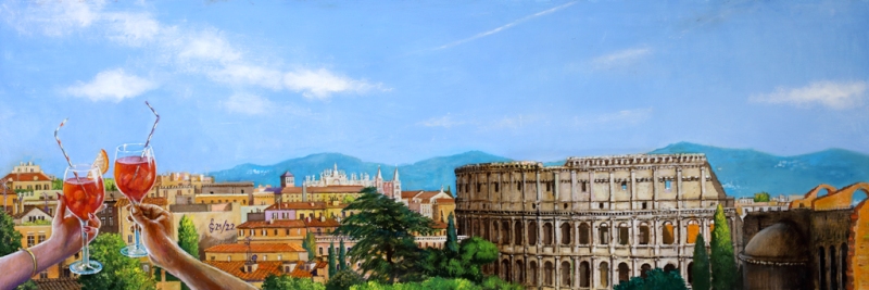 Sguardi su roma, mostra personale di sergio ceccotti